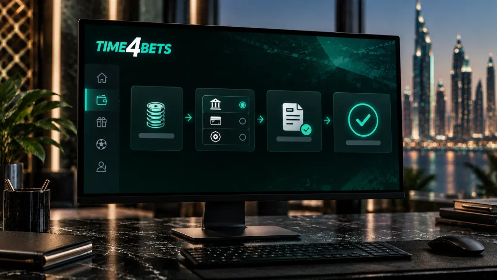 Time4Bets payout request process